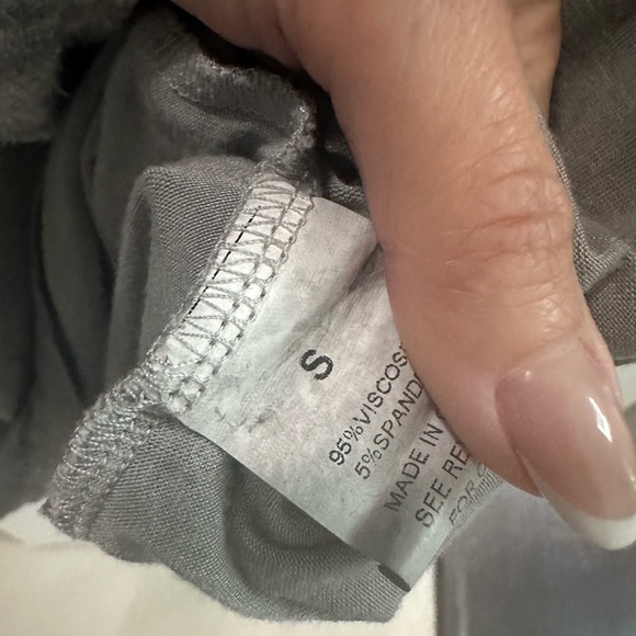 Excellent condition.  Only worn one.  V-neck laced sleeve shirt.  So soft. - Picture 2 of 3